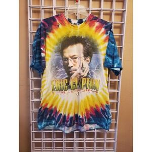 Eric Clapton 1998 Pilgrim World Tour Vintage Tie Dye T-shirt